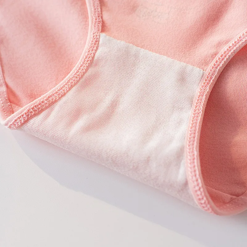 4 Stück weiche, antibakterielle Baumwoll-Slips für Kinder und Mädchen, Höschen mit Cartoon-Print, atmungsaktive Unterwäsche für Kinder von 3–16 Jahren – Detail 9