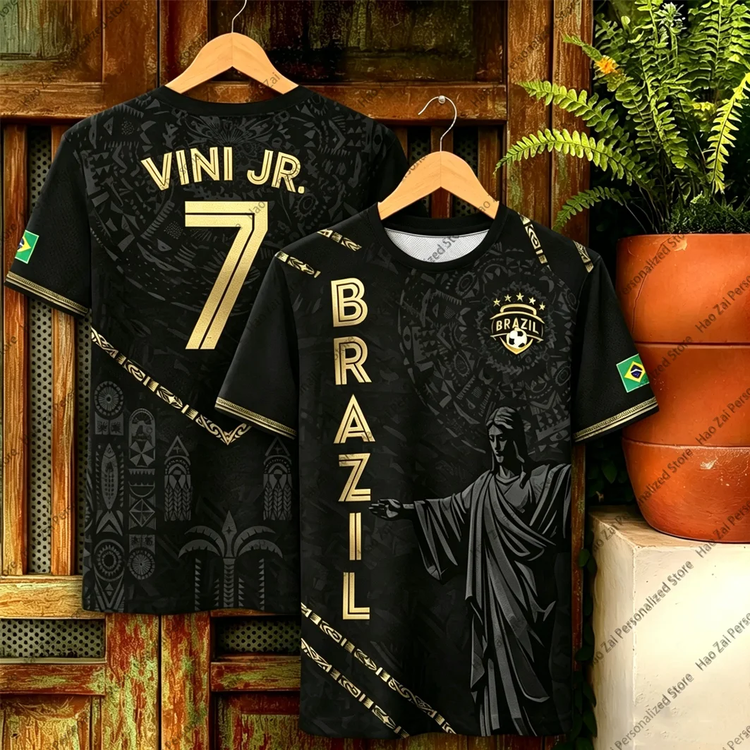 2026 Neymar No. 10 Special Edition Fan Jersey/T-Shirt — Brazil Kids, Adults, Men's and Women's Sports & Casual Tops