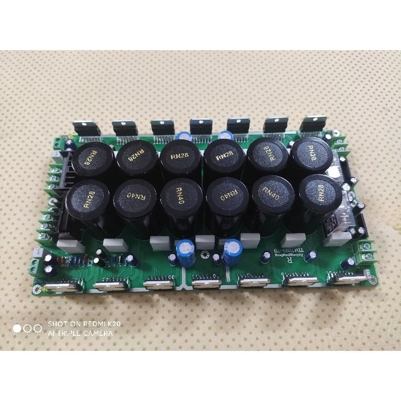 TDA7293 dual channel leader/follower 7 parallel fever rear stage full symmetrical mirror amplifier board