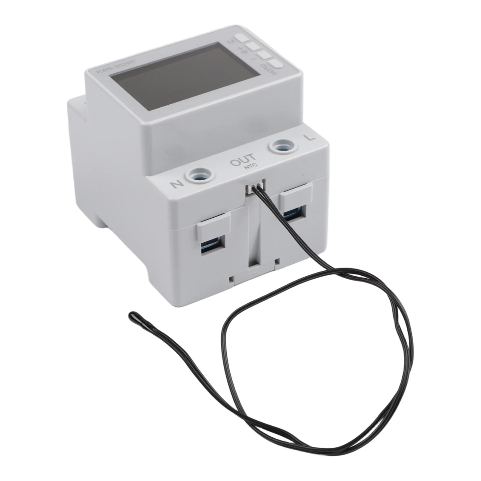Energy Meter 2P 63A 170-270V APP Control For Tuya Life KWS-302WF For Power Monitor With Overvoltage Protection Rail Mount