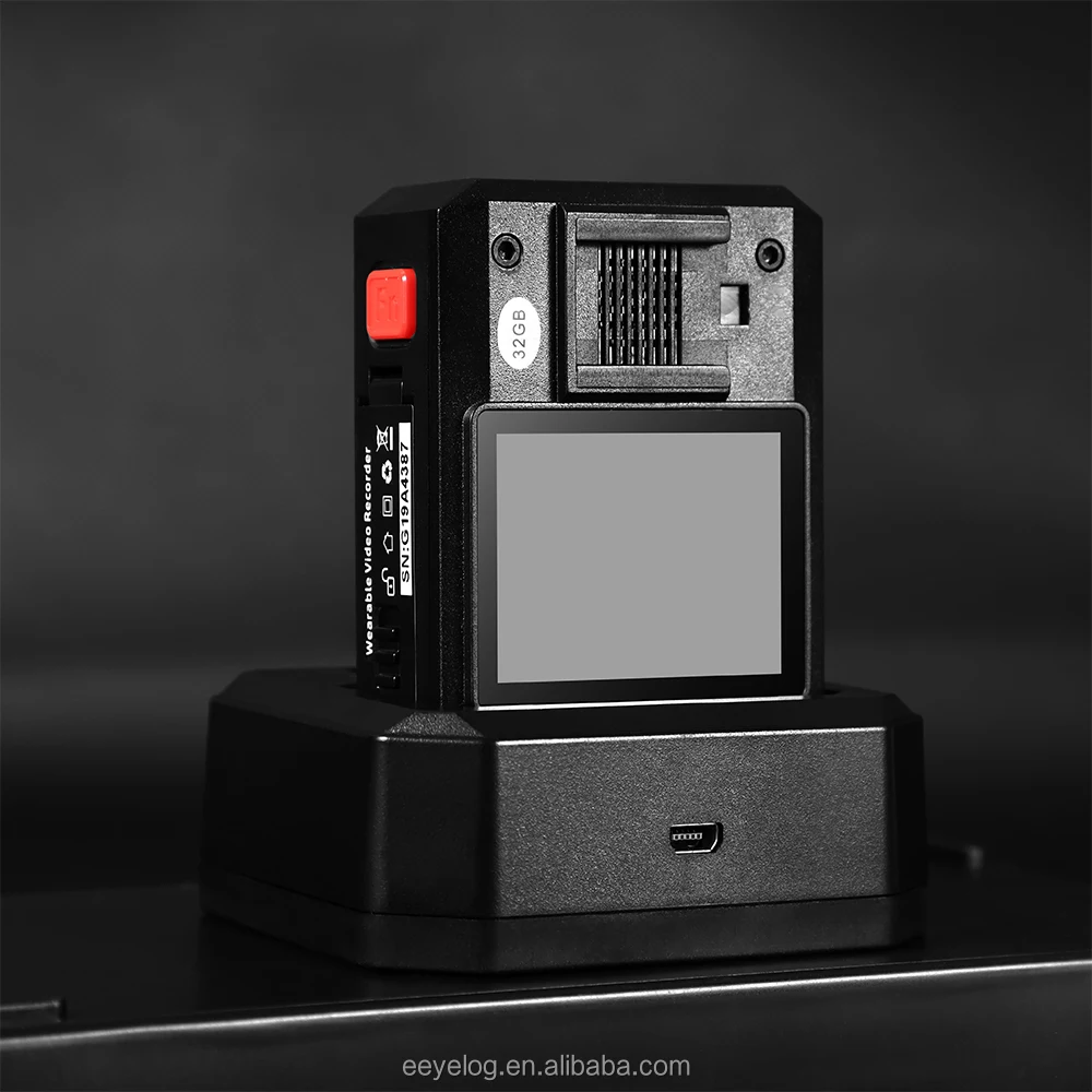 X6A Body Worn Recorder - 4G WiFi GPS Multi-Language (Portuguese/Spanish) 4K Night Vision