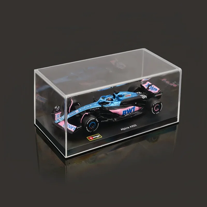 ブラーゴ-ミニチュア合金カーモデル,ミニチュア合金カーモデル,フォーミュラ1レーシング,F1フォーミュラ,A523,オリジナルのアルパインチーム,A523,子供向けギフト,1:43