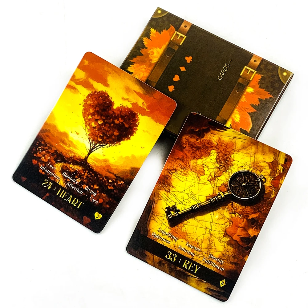 

Карты Оракула 8,8*6,3 см для предсказаний и духовного роста, 36 карт, идеально подходят для гадания и в качестве подарка.