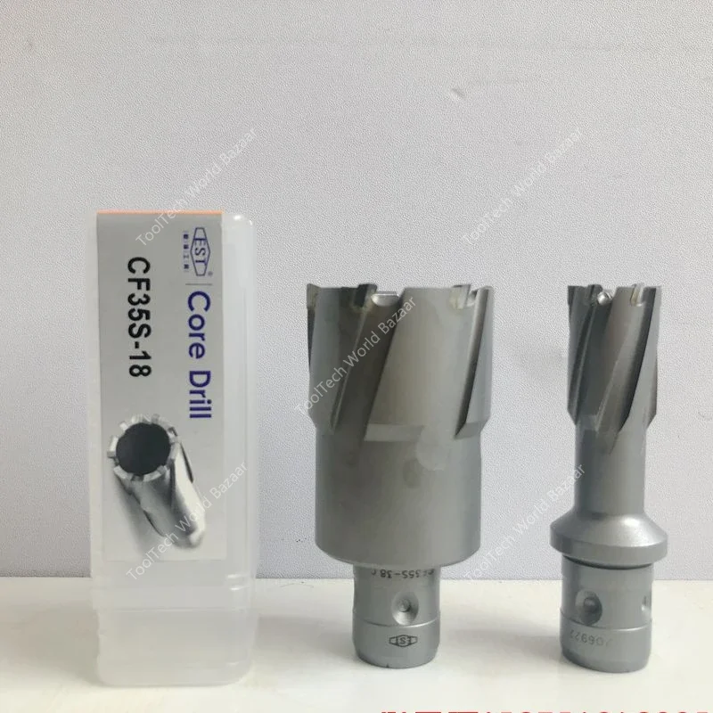 CF35S-26 to 49 Magnetic Hollow Drill Bits, Steel Plate Opener Four-Hole Shank Core Drill Bits