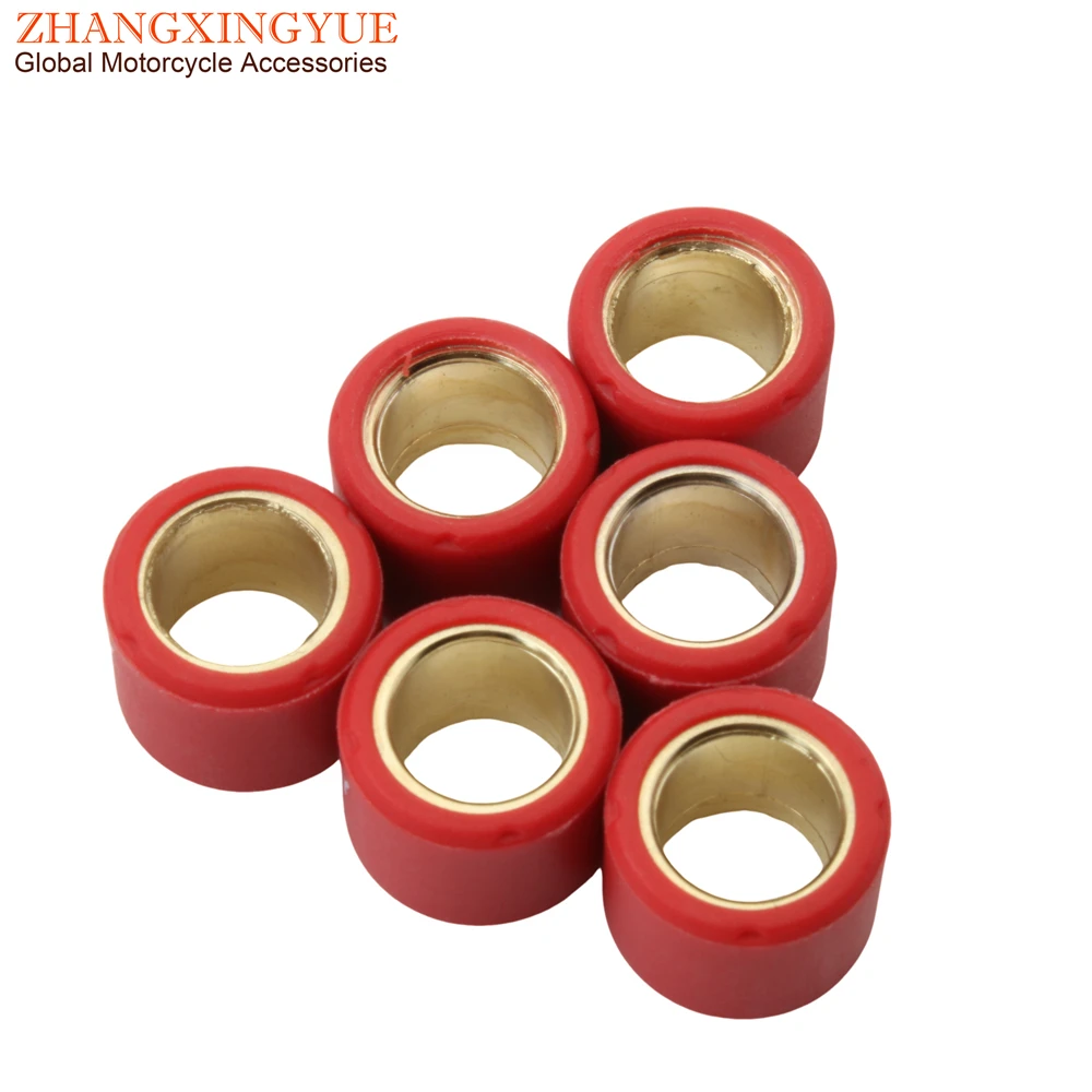 Variator Roller Set 16x13mm 4g-7g For SYM 50 Fiddle Orbit 1 Symply 50cc GY6 139QMB 139QMA AC AW05W 4-Stroke