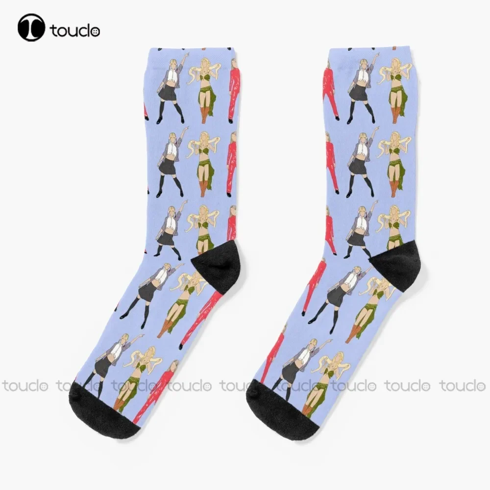 

The Princess Of Pop - Britney Spears Faceless Portrait Montage Socks