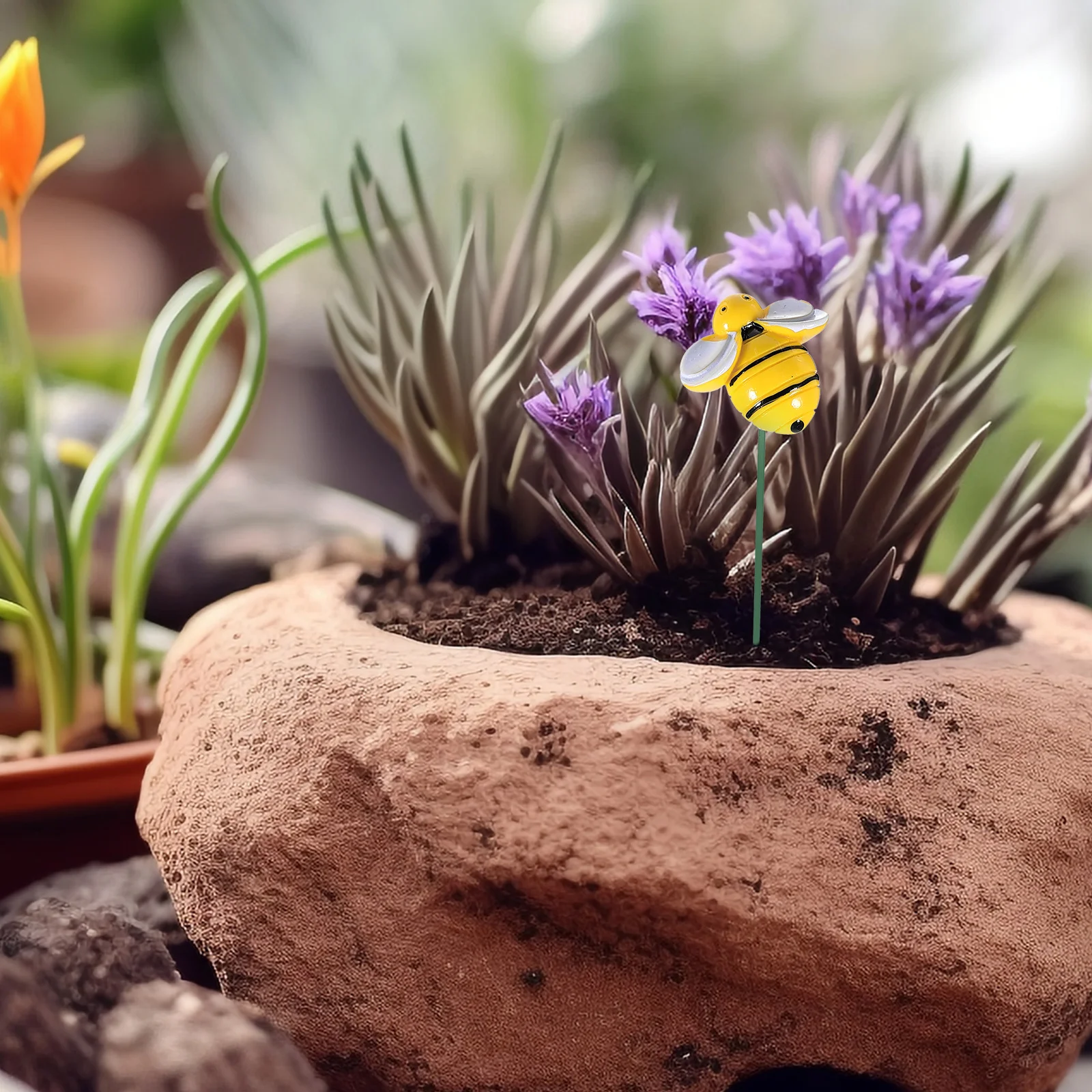 

ibasenice 10pcs Stakes Decor Outdoor Yard Ornament Set for Patio Planter Landscape