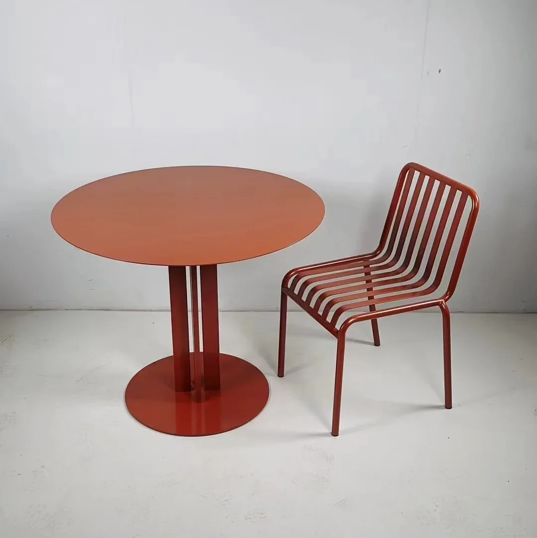 garden, terrace wrought iron tables and chairs, waterproof and sunscreen all aluminum alloy, table and chair combination