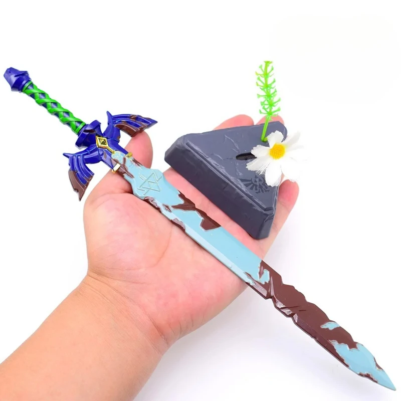 30cm/11.81in Łzy Królestwa Mistrz Miecz Modele broni z wersją podstawową Peryferia do gier Metalowe rzemiosło Kolekcje na biurko