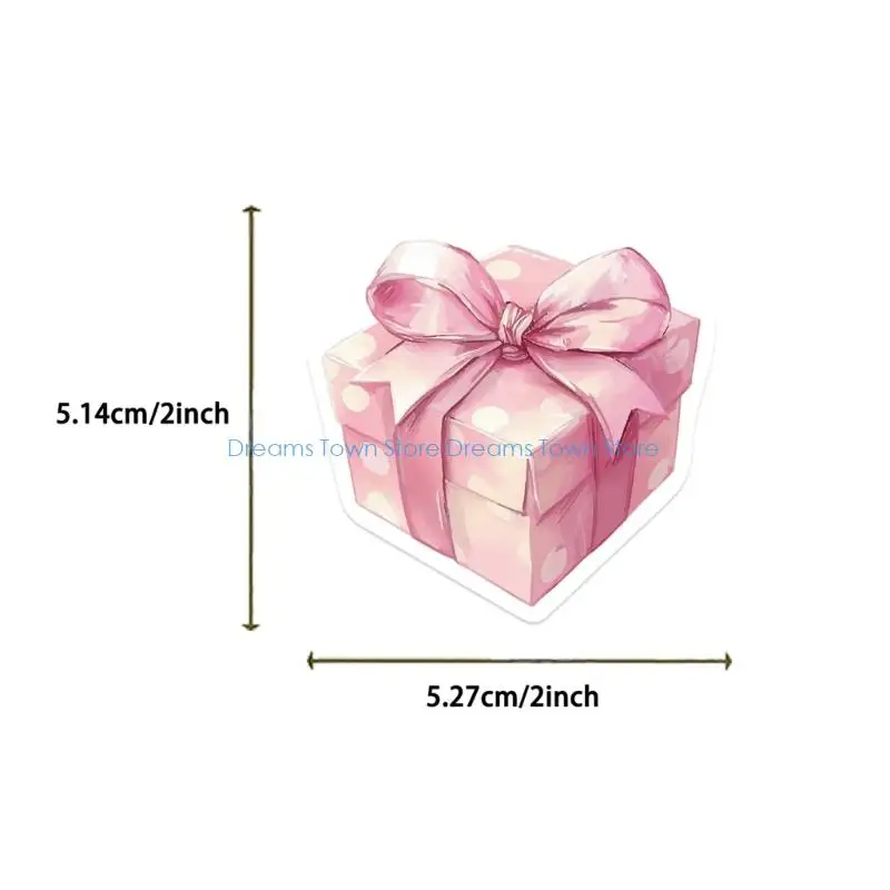 HX6A Christmas Themed Cartoon Stickers Set Waterproof PVC Material Tablet Accessories