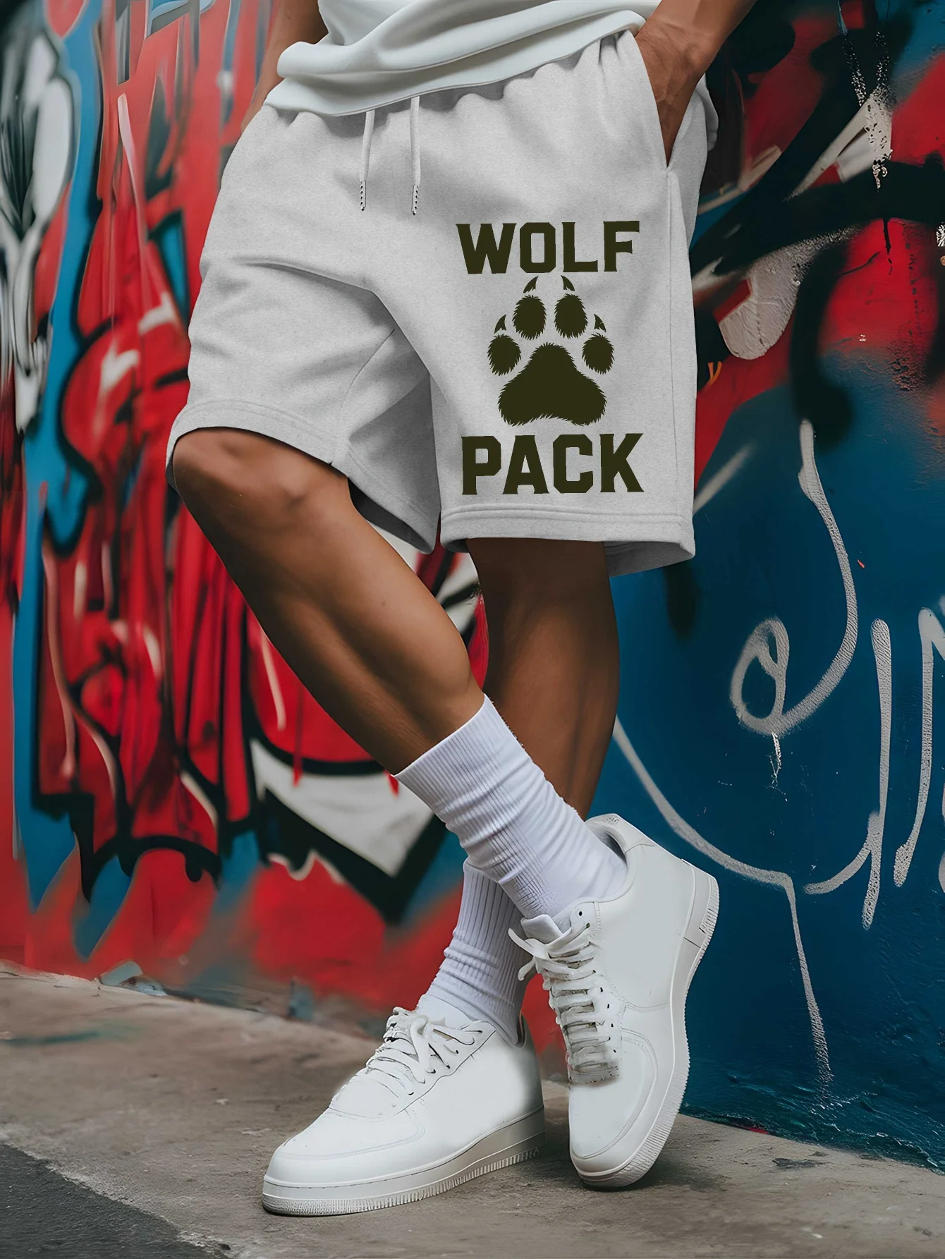 

Летние мужские повседневные шорты с принтом Wolf Pack, дышащая ткань, стильные, универсальные, подходят для занятий спортом и повседневной носки.