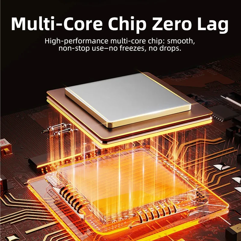 Vyvylabs Wireless CarPlay Adapter Fast Auto-Connect Mini Box USB Plug-and-play for iPhone 6 and Android 11 above with USB-A Port