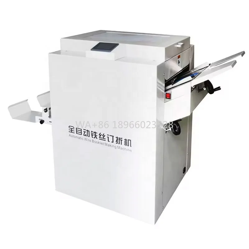 QK-Z1710 للبيع آلة صنع كتيب الأسلاك الأوتوماتيكية صانع الكتب آلات تجليد السرج والخياطة القابلة للطي