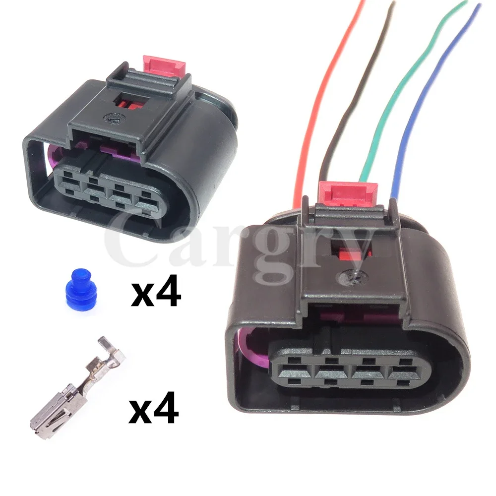 

1 Set 4P 8K0 971 994 A 8K0971994A AC Assembly Auto Waterproof Plug Car Electric Wire Socket for VW Audi