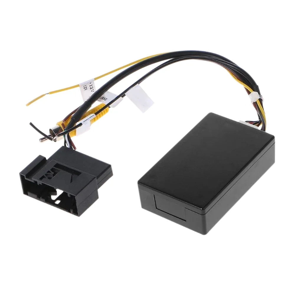 Adattatore convertitore di segnale Hizpo da 26 pin RGB a CVBS (AV) per telecamera posteriore originale Volkswagen, VW Golf, Passat, Tiguan, autoradio aftermarket