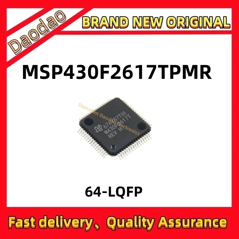 

MSP430F2617TPM M430F2617T M430F2617TREV MSP IC chip 64-LQFP quality new microprocessor chip