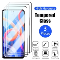 3PCS Tempered Glass For Xiaomi Redmi Note 7 9 10C 12C 12S 9S 10 11S 8T 9T 9C 10T 11T 11 Lite 5G Poco X3 X4 Pro Screen Protector