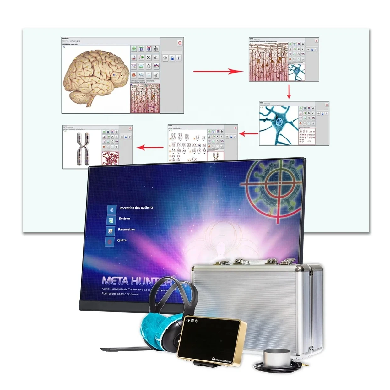 25d Nls Metatron Metapathia Gr Hunter 4025 Chakra Immunoassay Meta Hunter NLS Cena