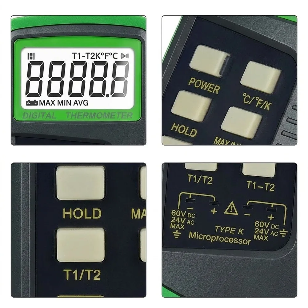 For contact-Type K-Type Thermometer for Reliable Temperature Monitoring in HVAC for Automotive and Engineering Fields