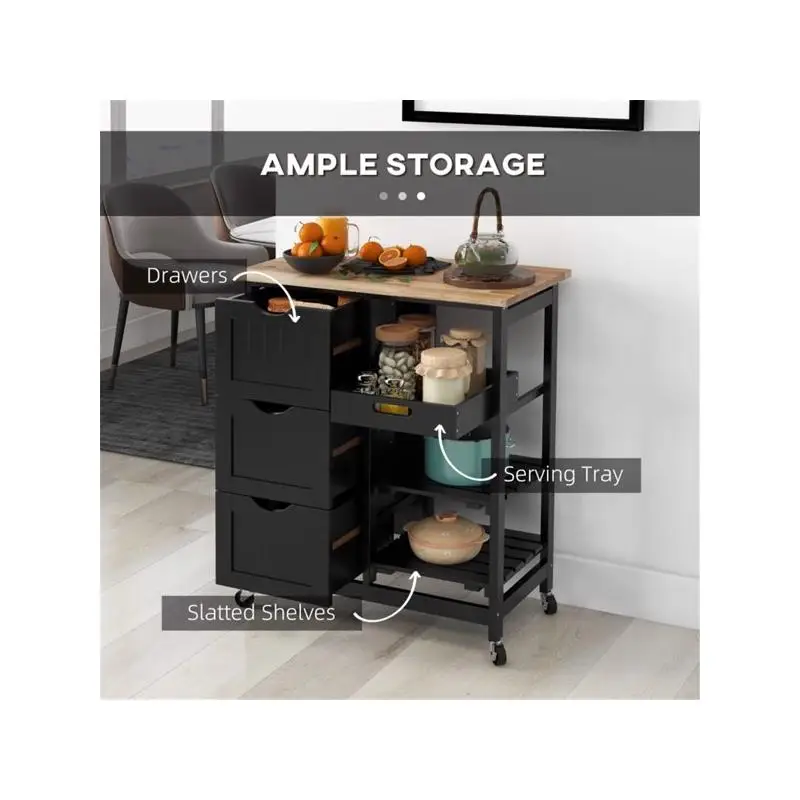 Versatile Kitchen Cart and Storage Cabinet for Organizing Kitchen Essentials