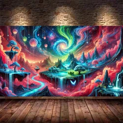 Minds Cosmic Wonderland Fantasy Landscape Diy 5D Diamond Painting Full Drill Diamond Mosaic Embroidery Large Size Home Decor Art