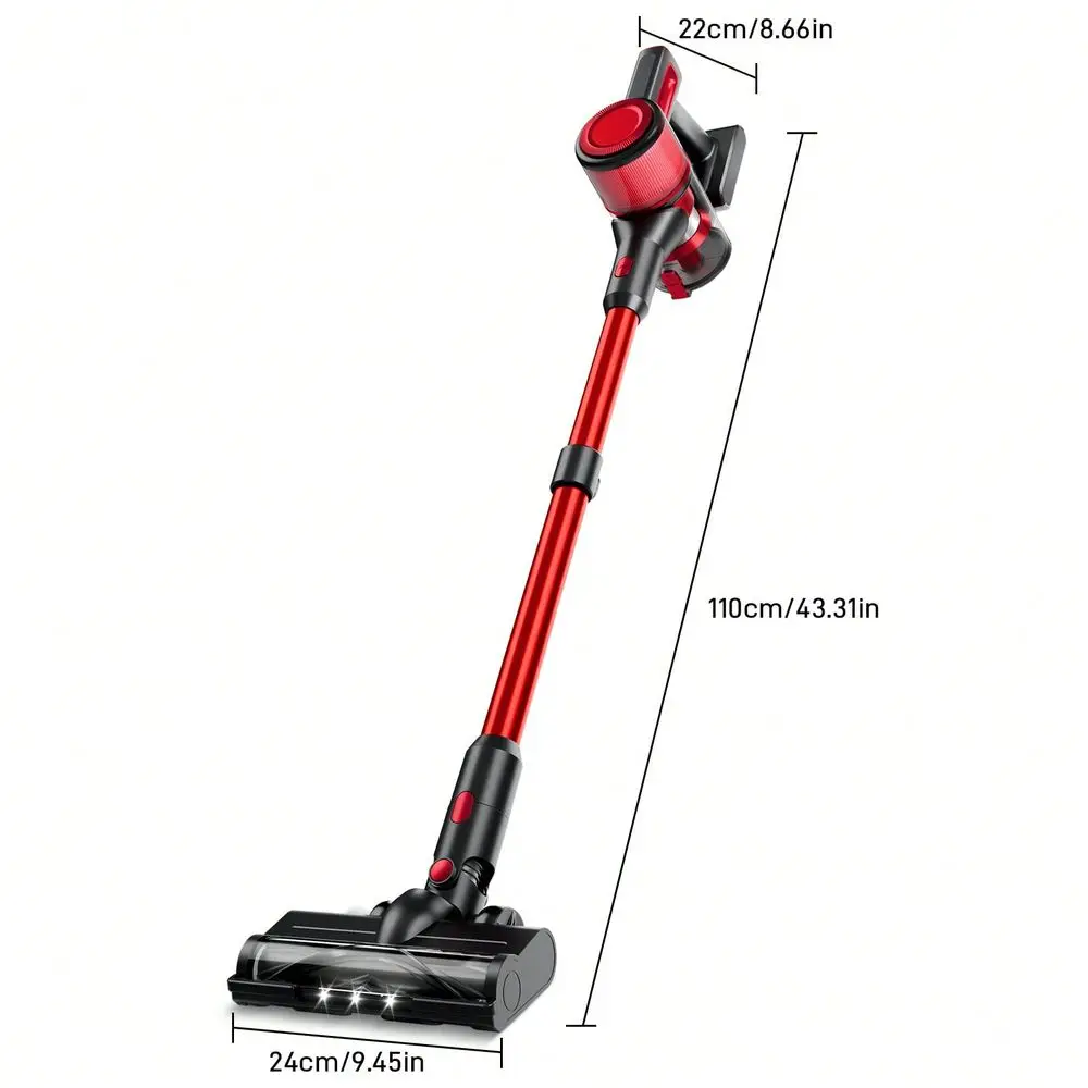 Vacuum Cleaner For Home Lightweight, 35Kpas Stick Vacuum Clean With Rechargeable Battery, Max 45Mins Runtime, 8 In 1 Handheld V