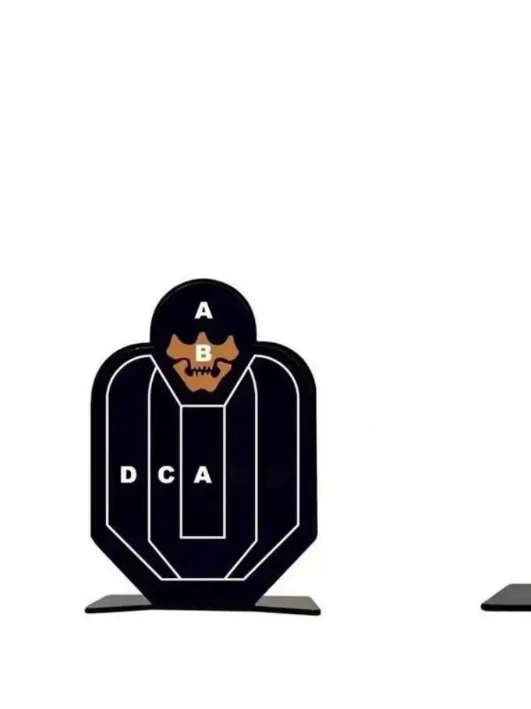 Cibles en acier inoxydable pour petites personnes, paquet de 3 objectifs de pratique de tir en alliage métallique