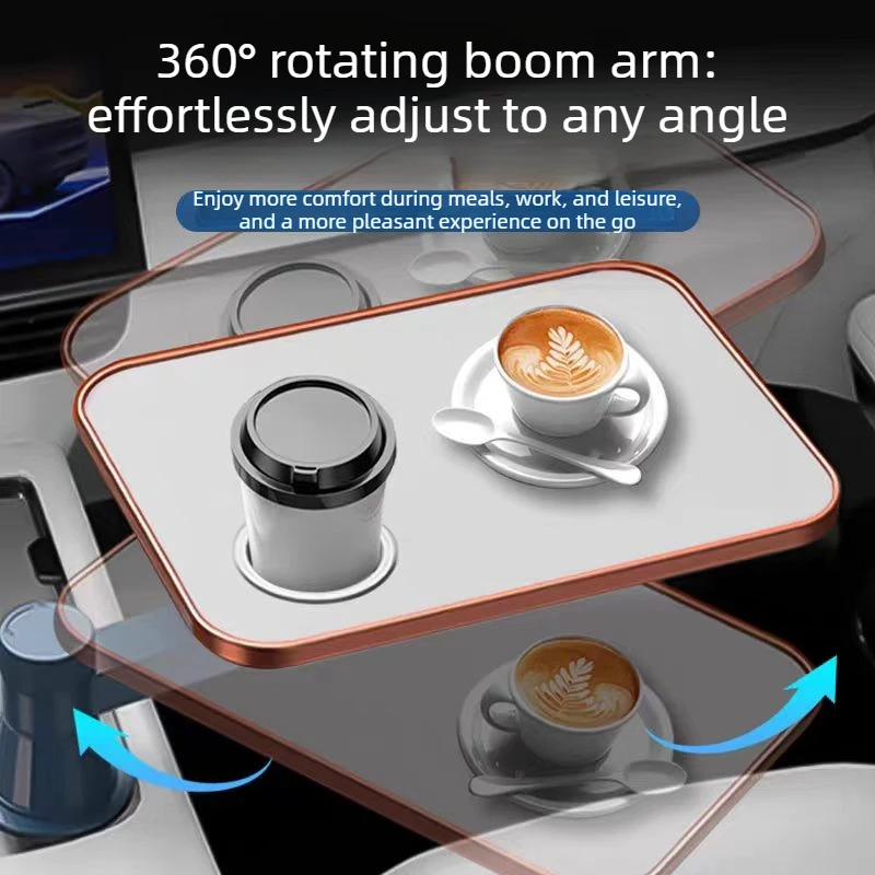 For Zeekr 001 07GT Central Control Floating Small Table Board Multifunctional Car Dining Table Accessory