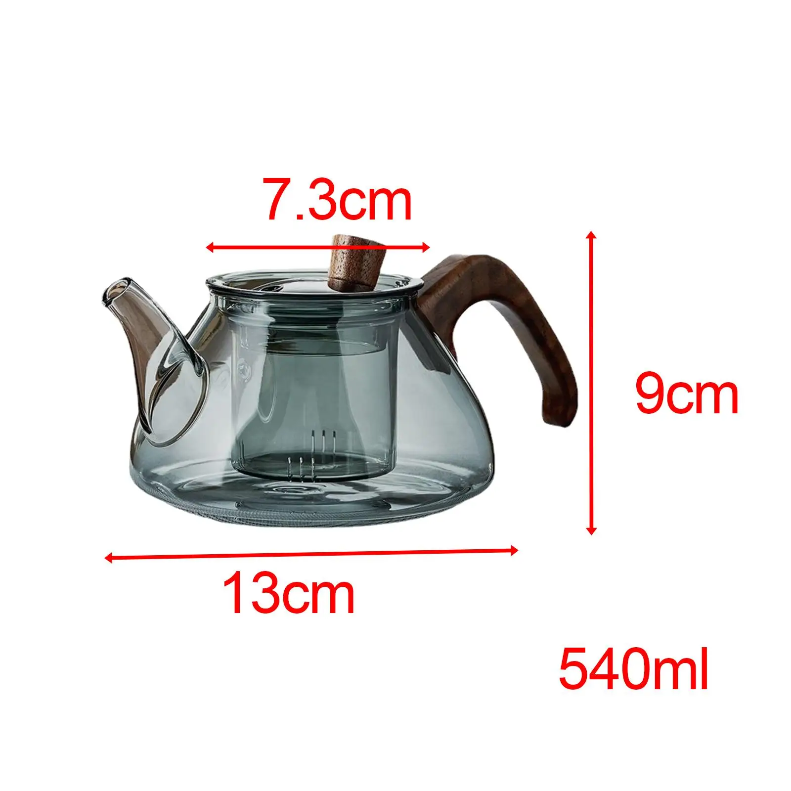 Teapot Tea Kettle Practical Decorative Glass Blooming and Loose Leaf Tea Maker Set Teapot Set for Hotels Restaurants Teahouses