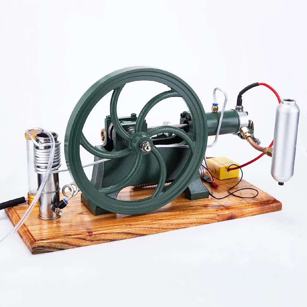 Single Cylinder Four Stroke Horizontal Engine Model Low Speed Water Cooled Engine Experimental Collection Model Toy