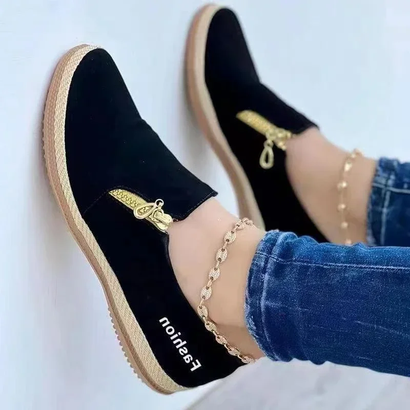 Otoño nuevas mujeres pisos Zapatos deportivos diseñador clásico Mujer caminar zapatillas casuales Roma moda Zapatos para correr Zapatos De Mujer