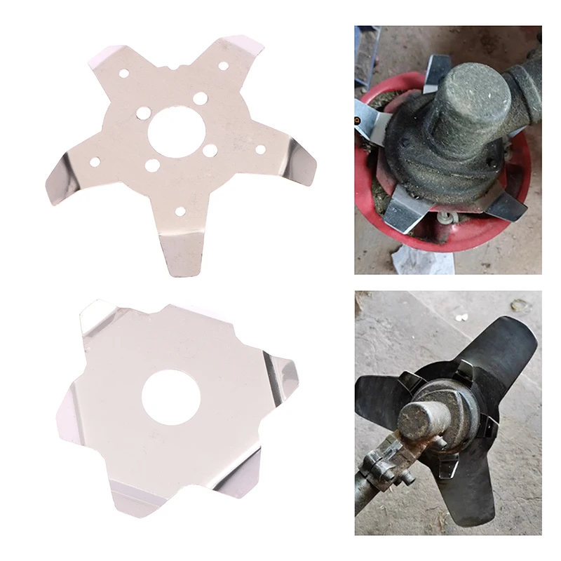 1 قطعة الاعشاب الآكل شفرة جزازة العشب الانتهازي رئيس الأعشاب شفرة مساعدة لجزازة كهربائية استبدال أجزاء