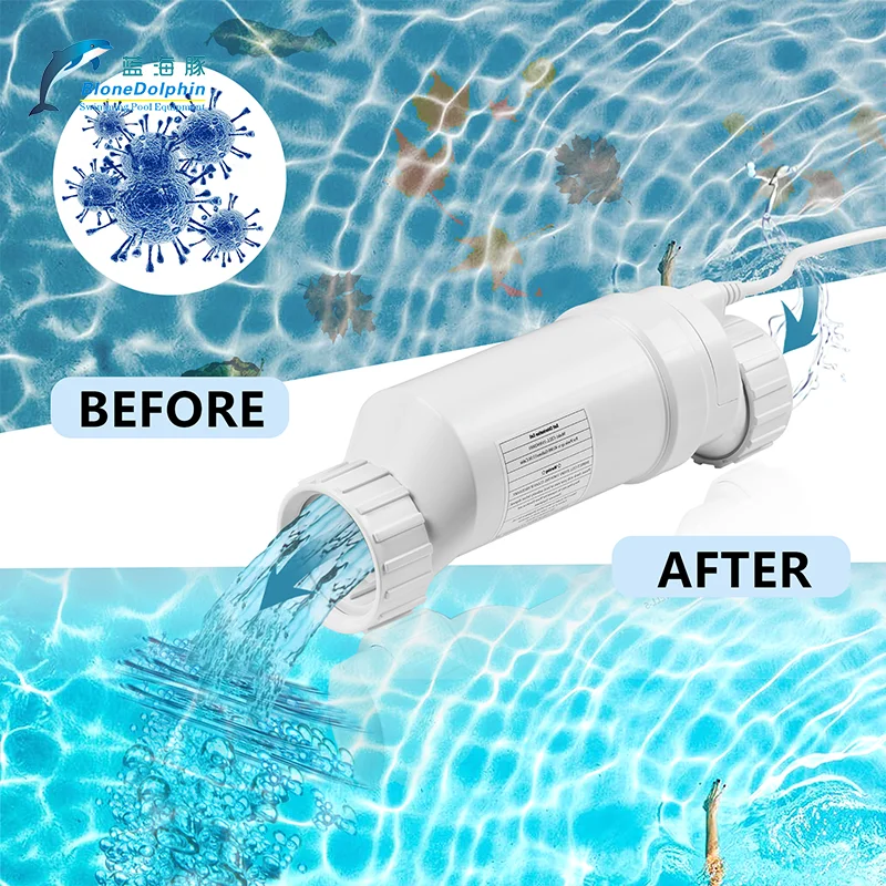 

Salt Generator for Inground Pools Compatible Salt Cell T 15, up to 40000 Gallon