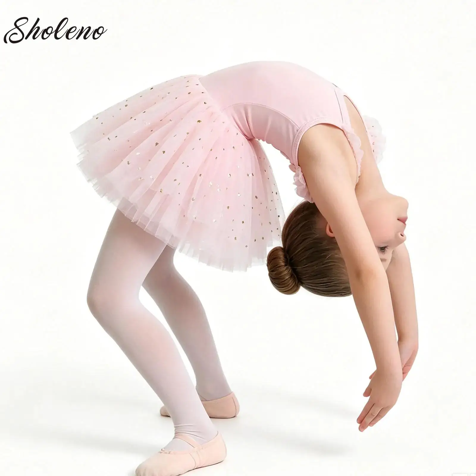 

Girls Ballet Tutu Dress Fashion Professional Kids Dancing Party Dress Performance Costume Princess Girls Ballet Leotard Dress