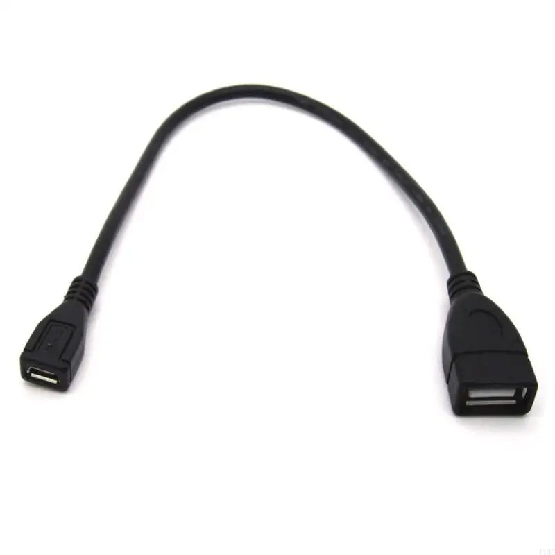 

J1HC USB 2.0 Female to Micro USB Female Connector Data Sync for Laptop PC USB Extension Converter Replacement
