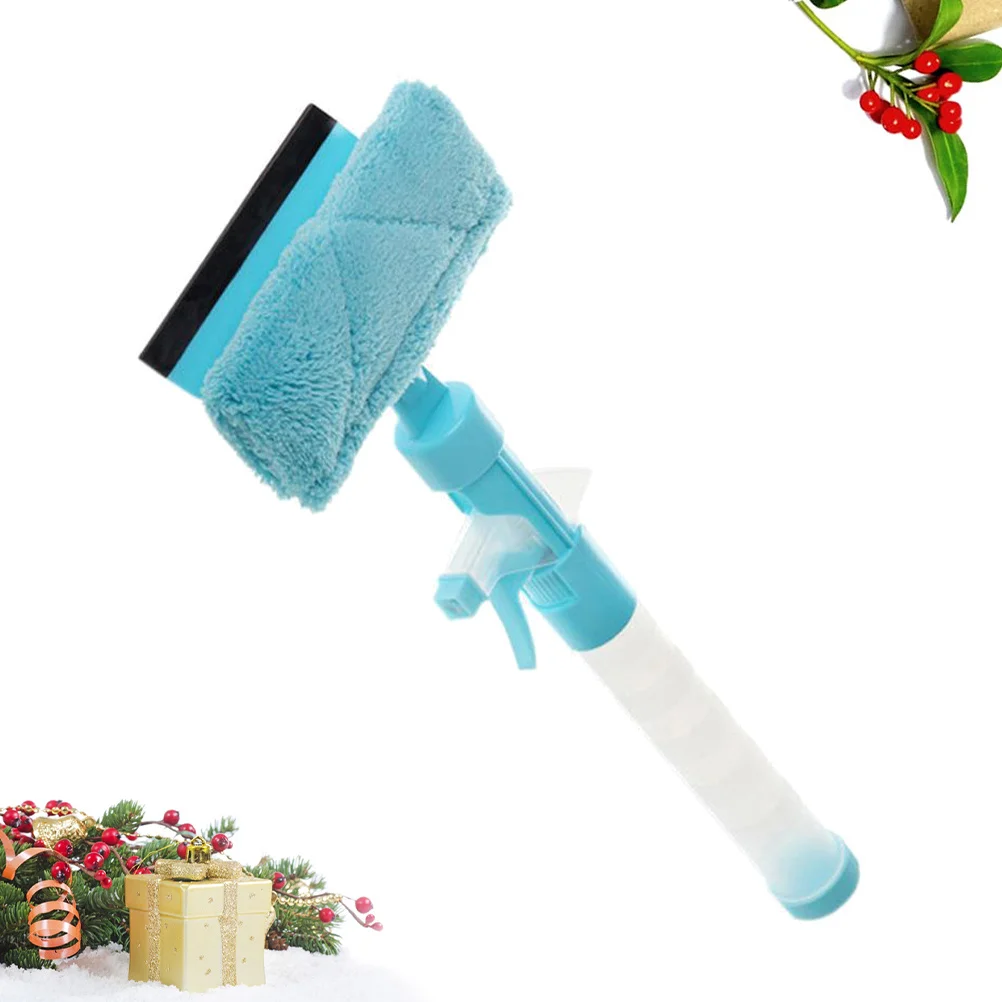 

Window Squeegee Cleaner Blue Plastic Glass Cleaning Tool For Shower Door Mirror Car Window Streak Free Wiper Practical