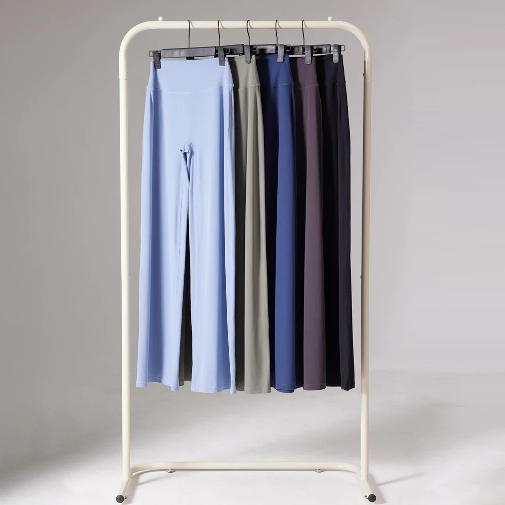 Bum Pilates-pantalones de Yoga acampanados para mujer, mallas de cintura alta, pierna ancha, levantamiento Natural, holgados, para correr, Push Up, deportivos, Fitness