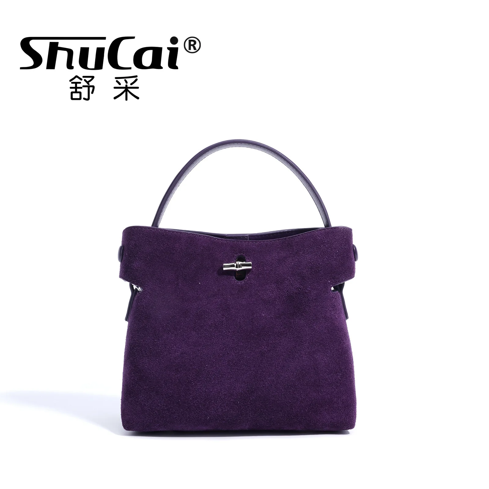 

Suede Leather Women's Fashion Shoulder Crossbody Bags Ladies Bucket Bag Female Small Handbag Luxury Designer High Quality 2025