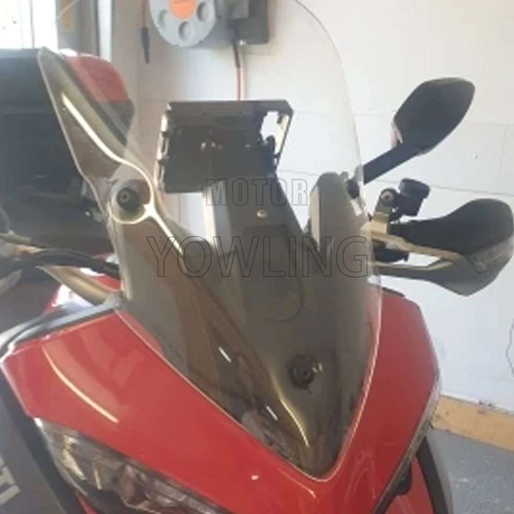 For Ducati Multistrada 950 S Enduro 1200/1260/S 2017-2021 Mobile Phone Stand Holder GPS Plate Bracket Multistrada V2 S 2022-2025
