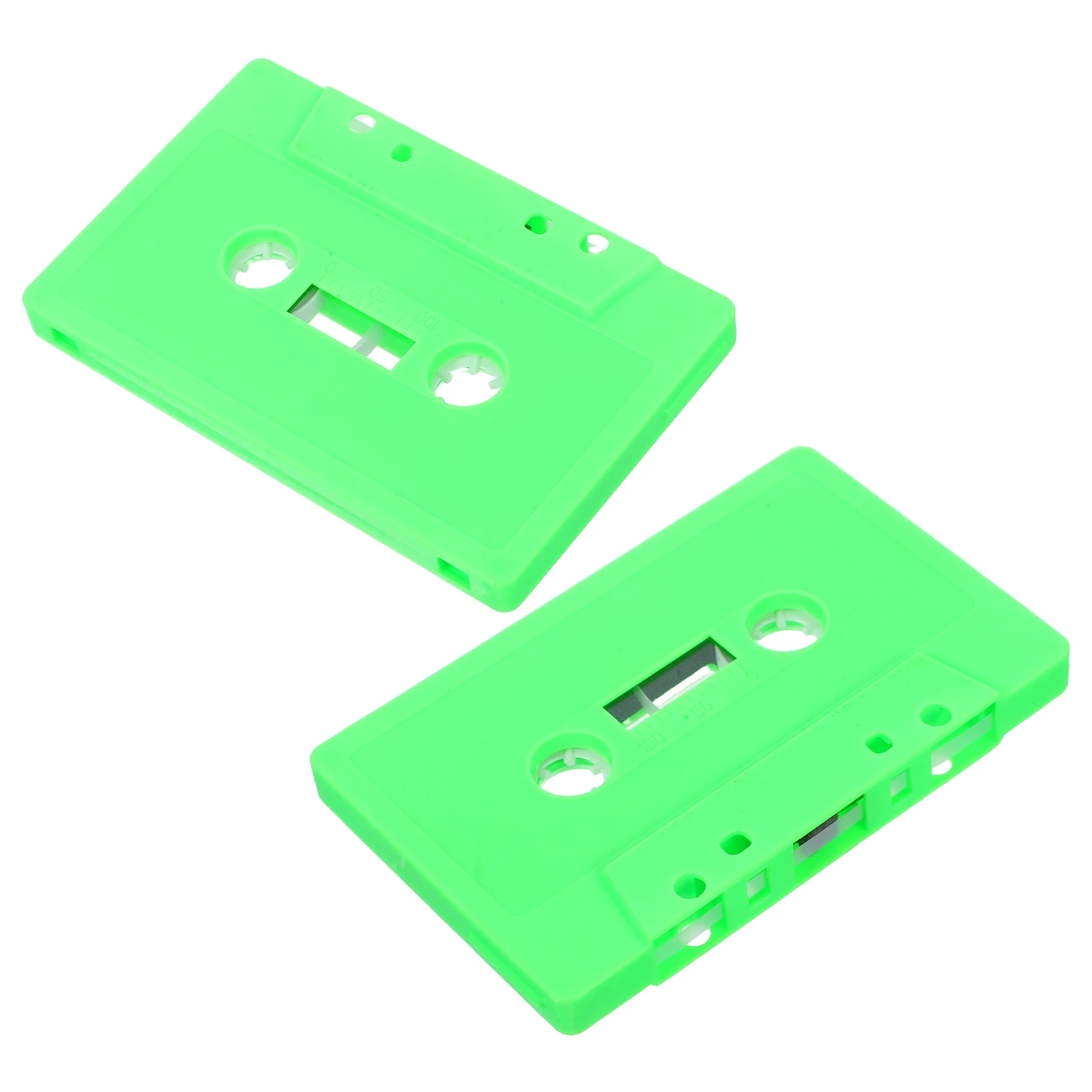 

2Pcs Storage Box Retro Cassette Tapes Holder Plastic Display Case for Compact Cassettes Organizer