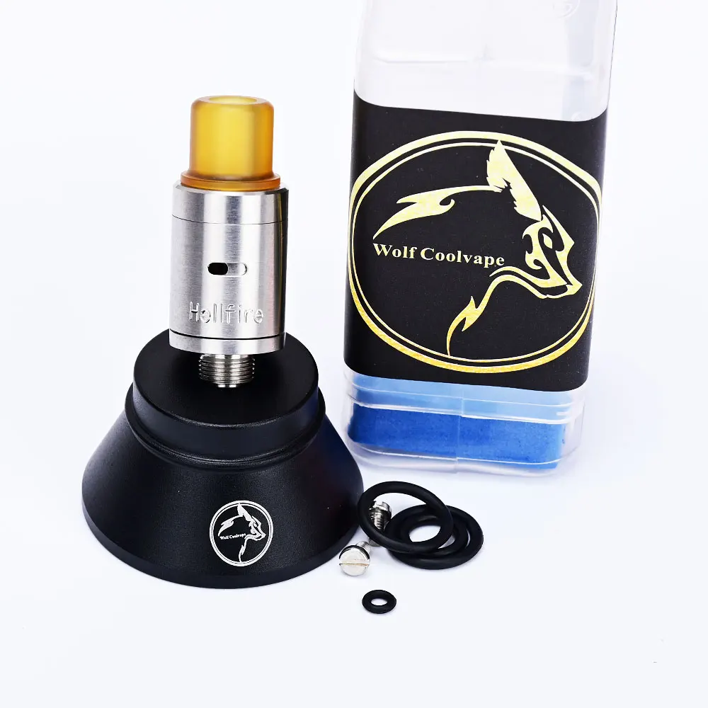 

Wolfcoolvape VIPER V2 rda mtl 14 мм HELLFIRE RDA BF 316ss перестраиваемый капельный атомайзер rda