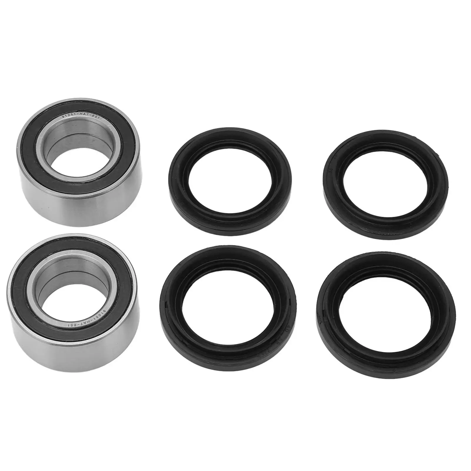 Front Wheel Bearing Kit Wear Resistant Steel Rubber Dustproof Wheel Axle Bearing Kit High Accuracy for atv