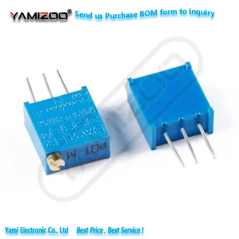 10 Stück 3296W-103 203 503 10K Top-Adjustable Multi-Turn Potentiometer 1K 2K 50K100K500K1M – Detail 4
