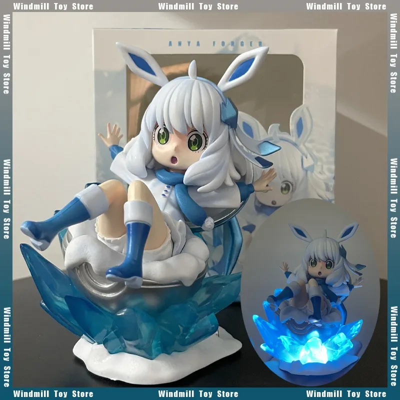 

15 см Glaceon Anya Spy Family Фигурка Покемон Очаровательная мультяшная светящаяся модель Избранная коллекция украшений премиум-класса Игрушка Подарок на день рождения