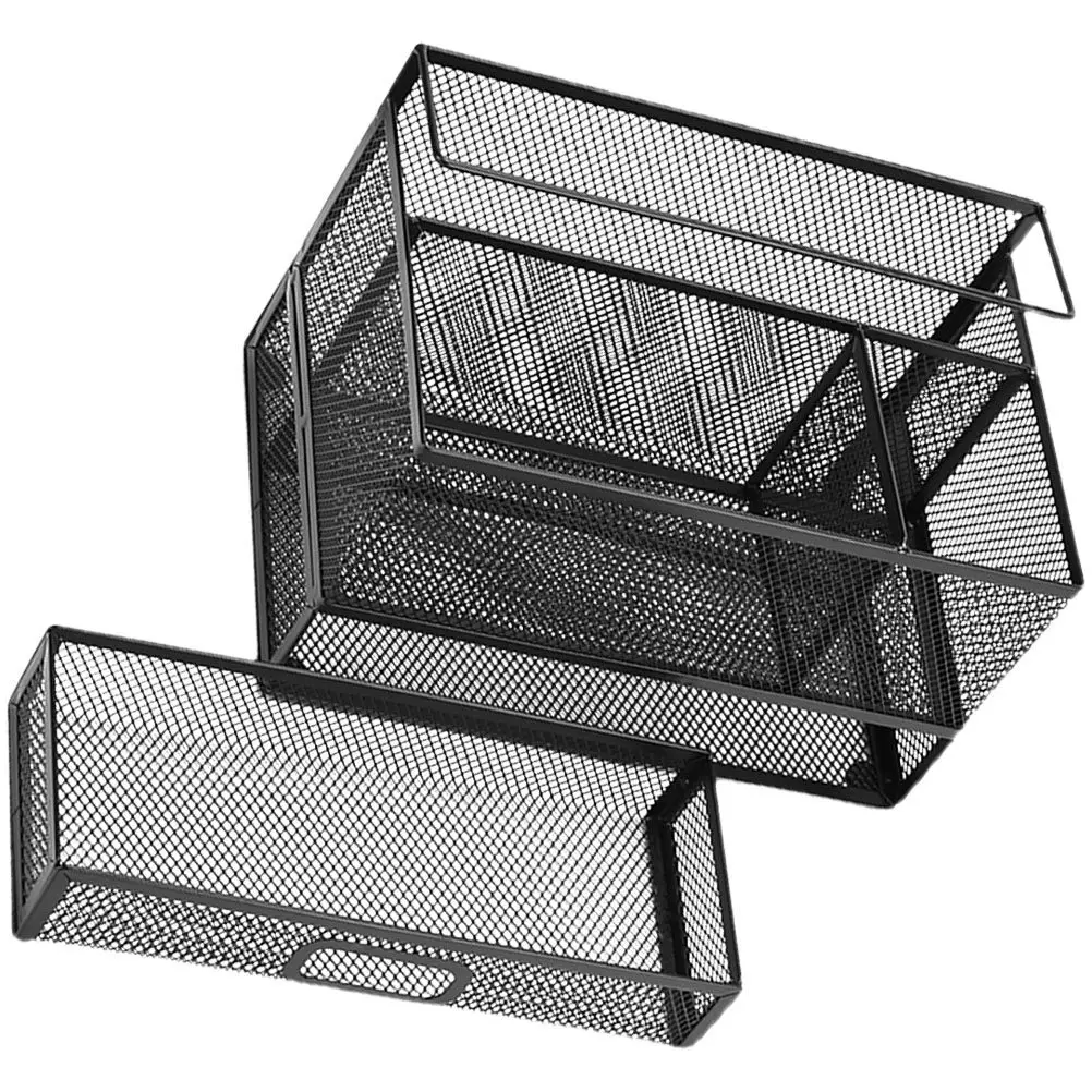 

Подставка для ручек на стол, металлическая сетчатая подставка для карандашей, органайзер для офиса и школы, коробка для хранения, настольный лоток для канцелярии, железный сетчатый держатель