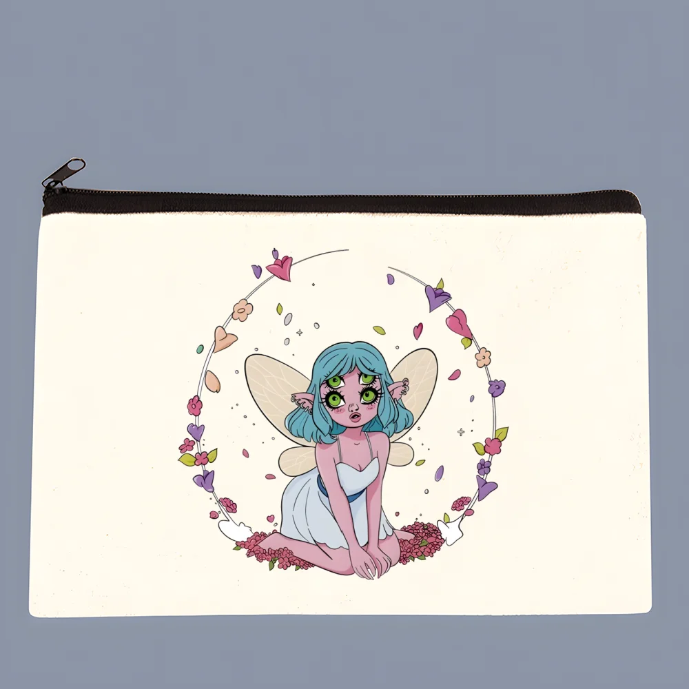 

Melanie Martinez Coin Purse Female Fabric Small Purse Mini Clutch Bag Cute Korean Canvas Key Case Coin Purse