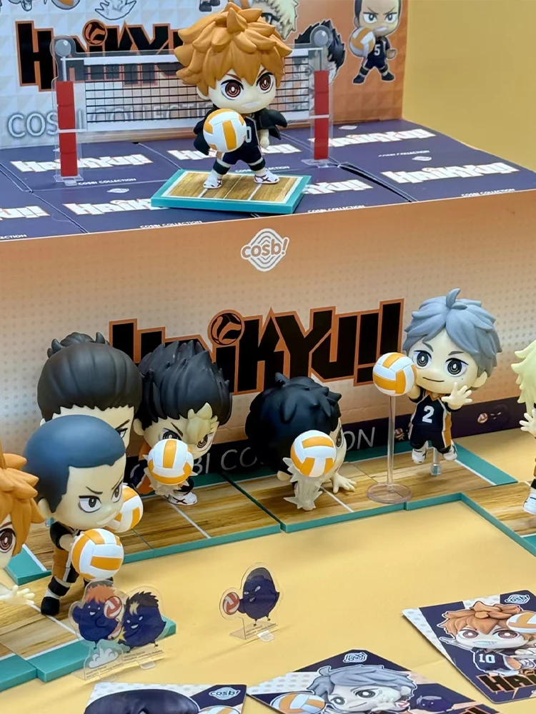 

Hot Toys Haikyuu Cosbi Mini Collectible Figures Blind Box Volleyball Anime Characters Single Pack Or Set For Anime Collectors