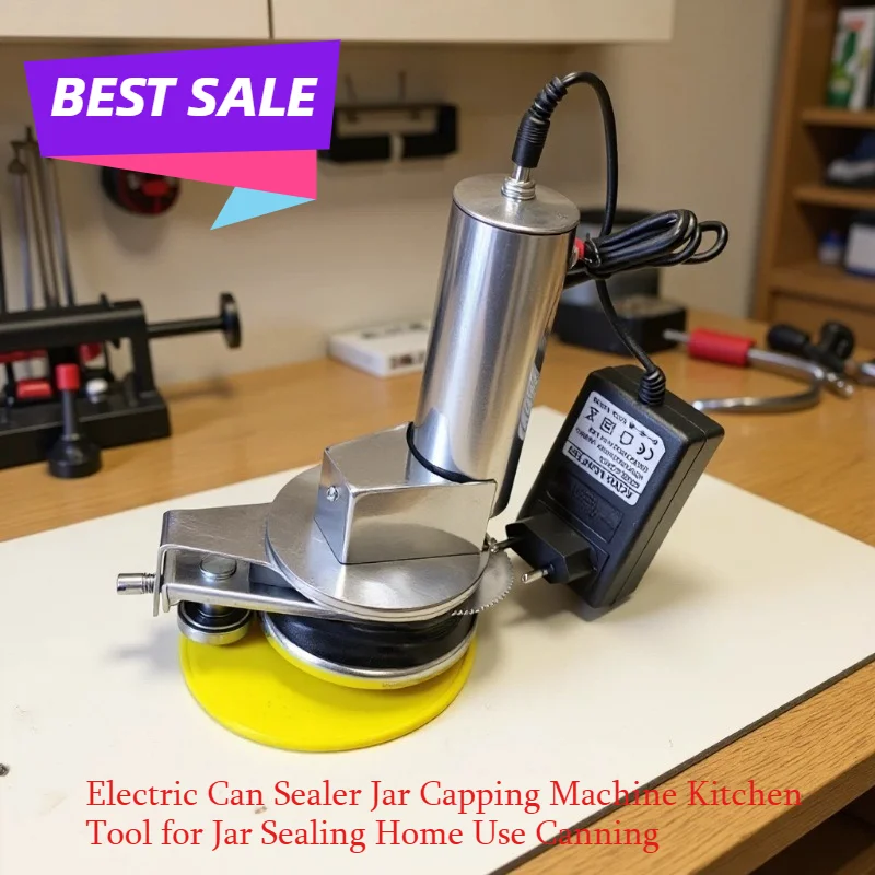 Electric Can Sealer Jar Capping Machine Kitchen Tool for Jar Sealing Home Use Canning