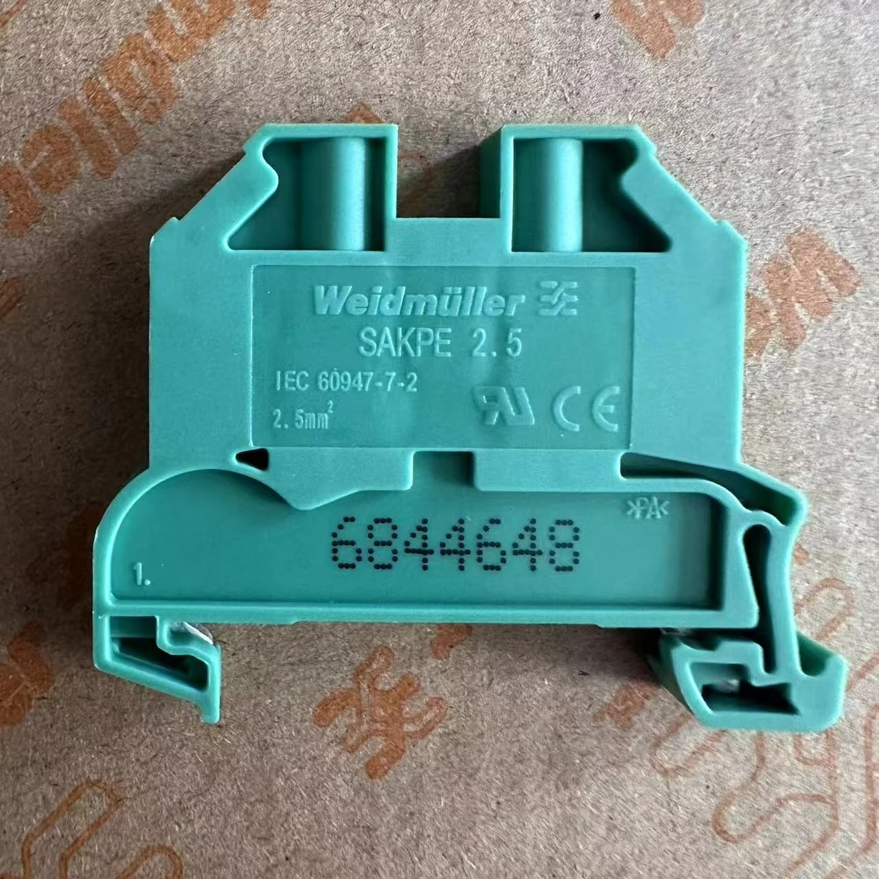 

1124240000 Genuine German SAKPE 2.5 Grounding Terminal Blocks for Weidmuller