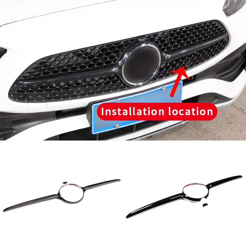 

For 22 Mercedes-Benz C-Class front grille trim strips, car exterior styling accessories front grille cover marking trim strips